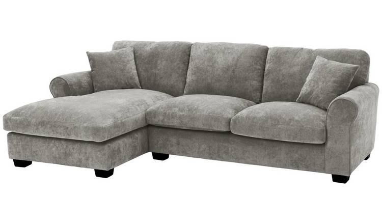 Buy Argos Home Taylor Fabric Left Hand Corner Sofa Grey Sofas