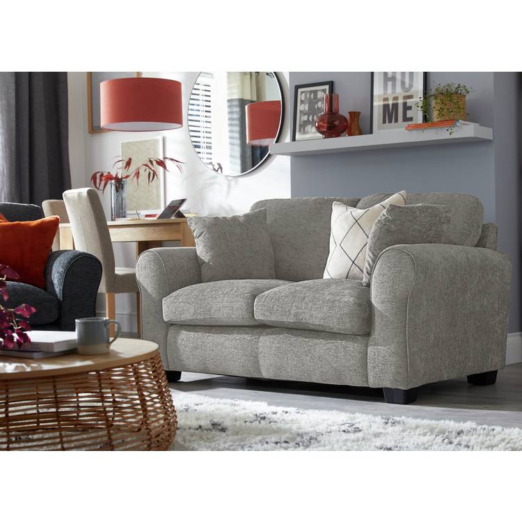 Argos Home Taylor Fabric 2 Seater & 3 Seater Sofa - Grey 0