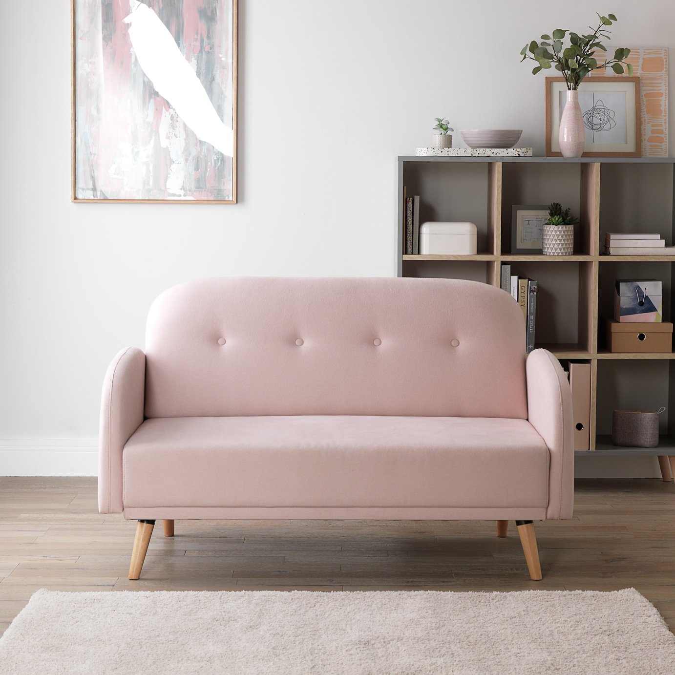 Argos Home Jemima 2 Seater Fabric Sofa in a Box Reviews Updated September 2022