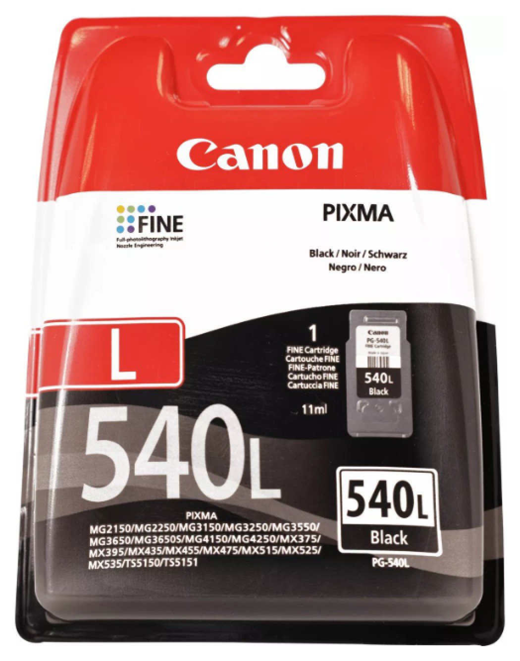 Canon PG-540L Ink Cartridge - Black