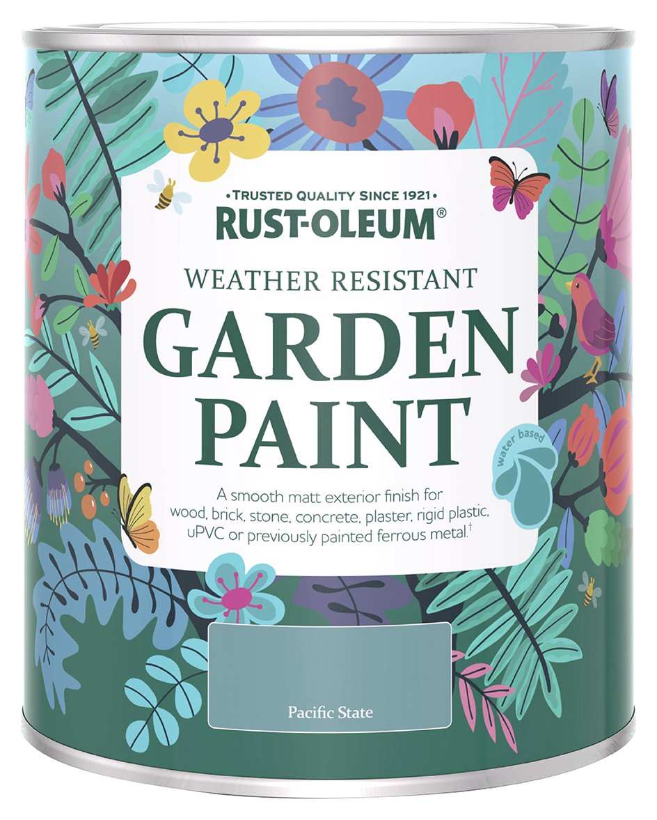 Rust-Oleum Matt Garden Paint 750ml - Pacific State
