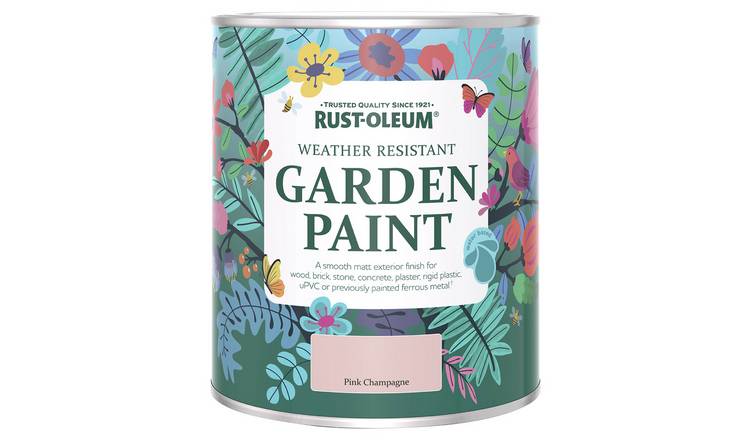 Rust-Oleum Garden Matt Paint 750ml - Pink Champagne