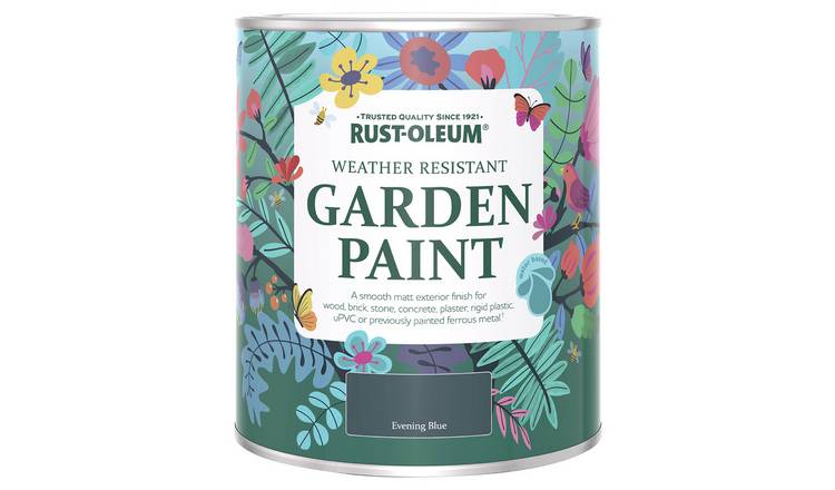 Rust-Oleum Matt Garden Paint 750ml - Evening Blue