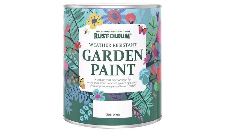 Rust-Oleum Garden Matt Paint 750ml - Chalk White