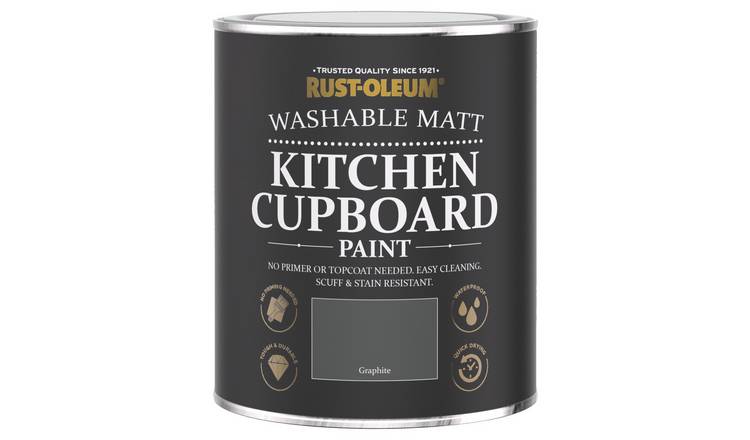 Rust-Oleum Kitchen Cupboard Matt Paint 750ml - Graphite