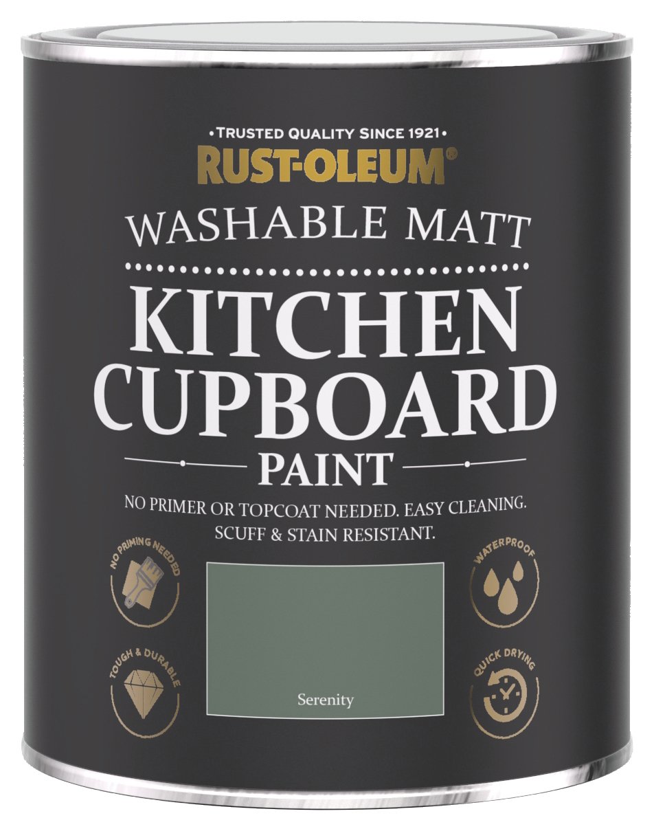 Rust-Oleum Matt Kitchen Cupboard Paint 750ml - Serenity
