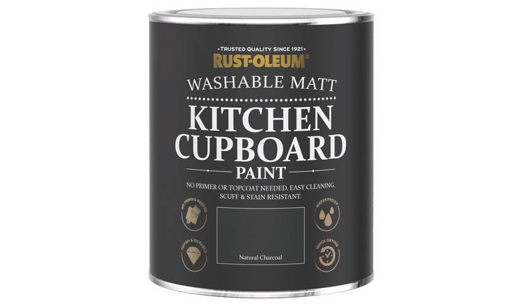 Rust-Oleum Kitchen Cupboard Matt Paint 750ml - Charcoal