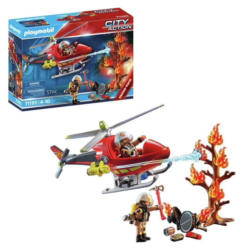 Playmobil  71195 City Action Fire Helicopter