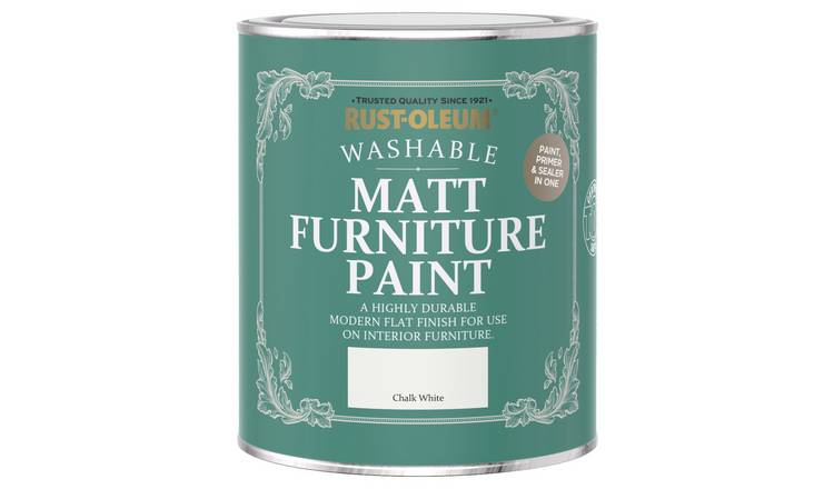 Rust-Oleum Furniture Matt Paint 750ml - Chalk White