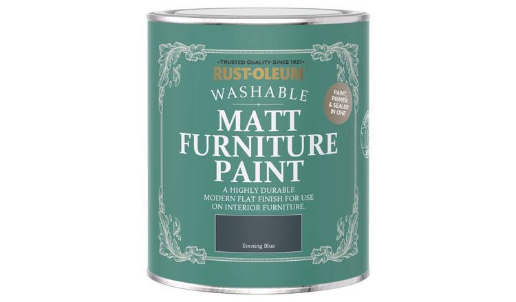 Rust-Oleum Furniture Matt Paint 750ml - Evening Blue