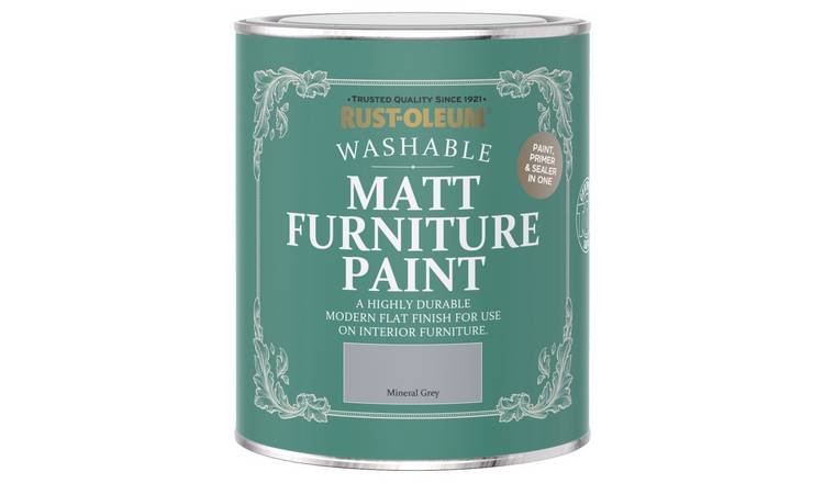 Rust-Oleum Furniture Matt Paint 750ml - Mineral Grey