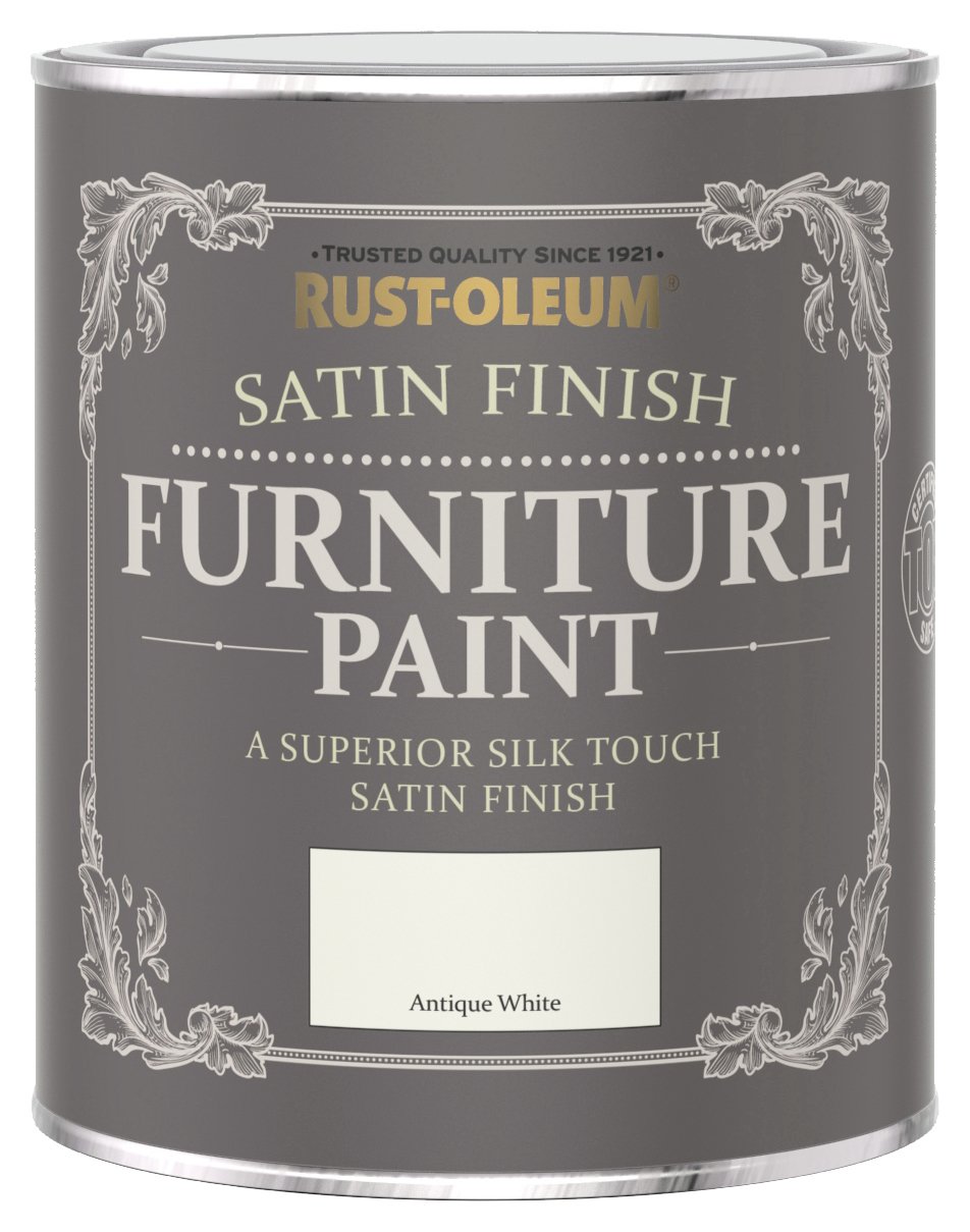 Rust-Oleum Satin Furniture Paint 750ml - Antique White