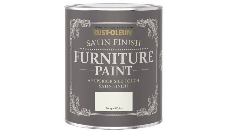 Rust-Oleum Furniture Satin Paint 750ml - Antique White