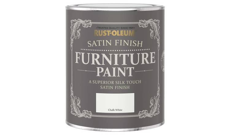 Rust-Oleum Furniture Satin Paint  750ml - Chalk White