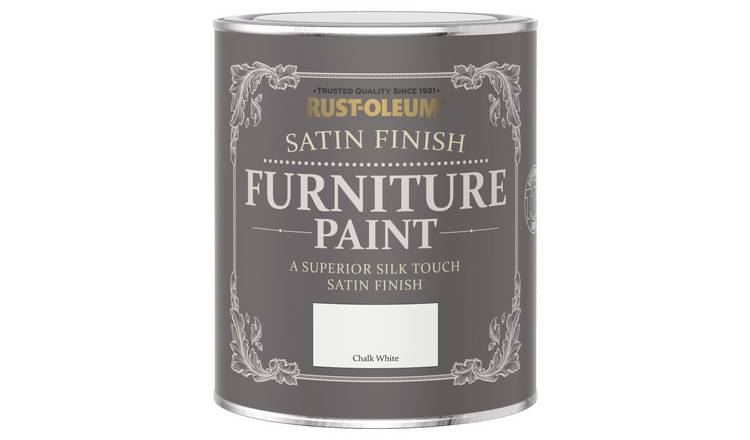 Rust-Oleum Matt Furniture Paint Chalk White - 750ml