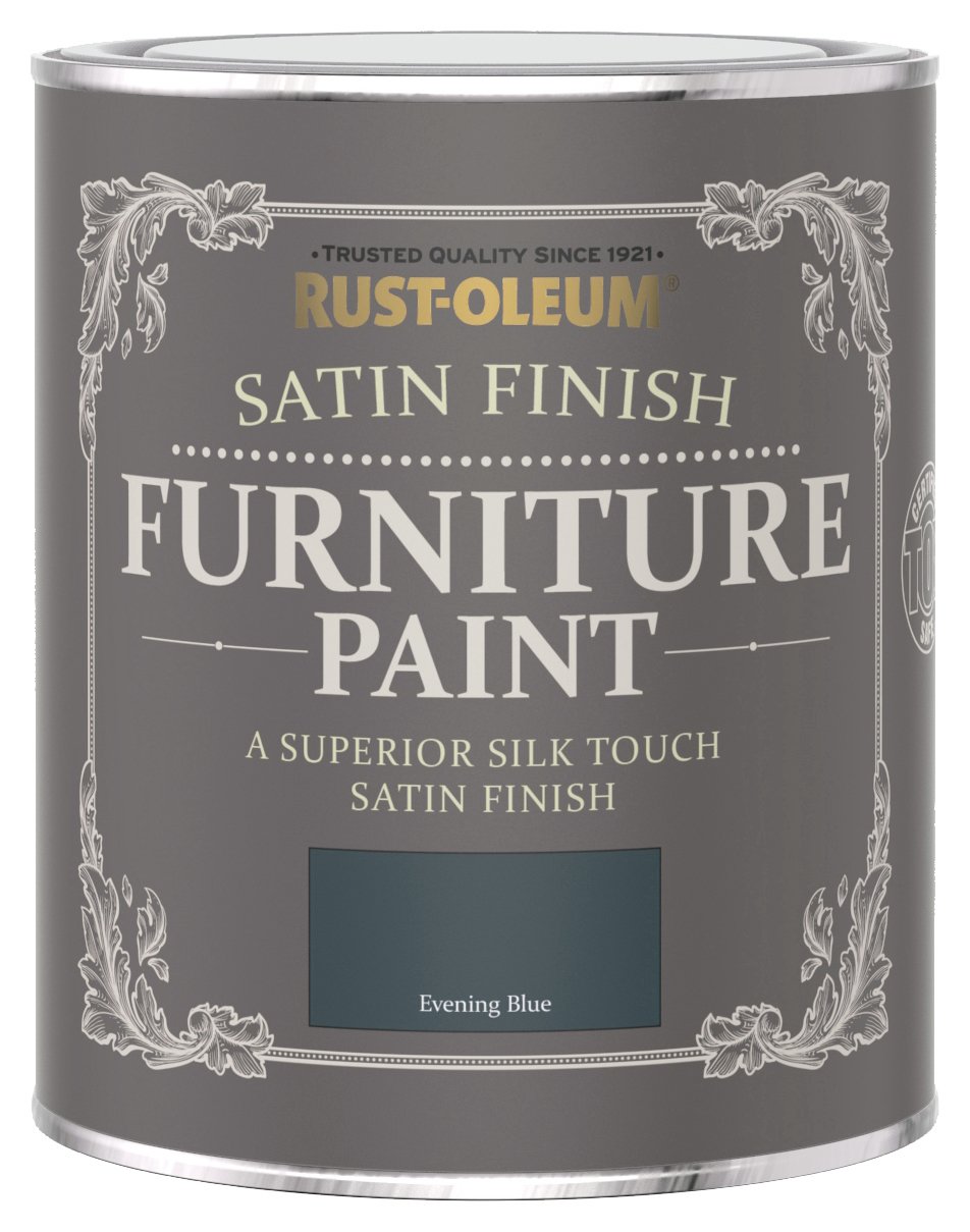 Rust-Oleum Satin Furniture Paint 750ml - Evening Blue