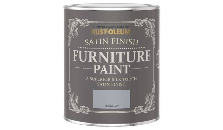 Rust-Oleum Furniture Satin Paint 750ml - Mineral Grey