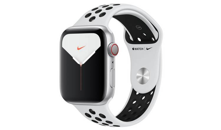 Buy Apple Watch Nike S5 Cellular 44mm Silver Alu/Black Band | Fitness ...