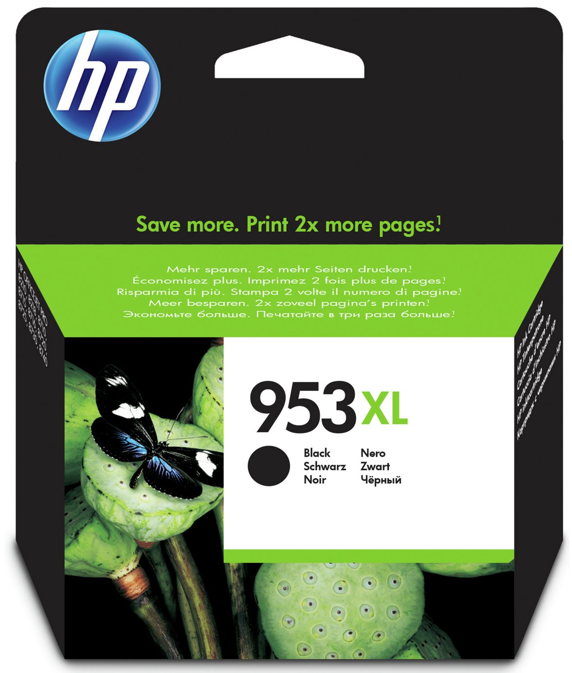 HP 953XL High-Yield Original Ink Cartridge - Black