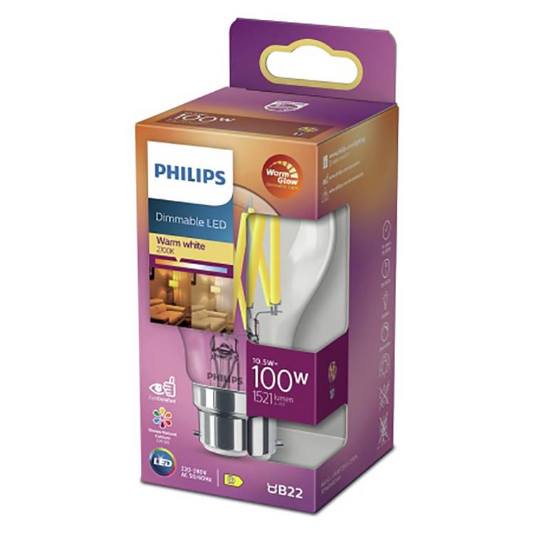 Philips 10.5W LED BC Dimmable Light Bulb 0