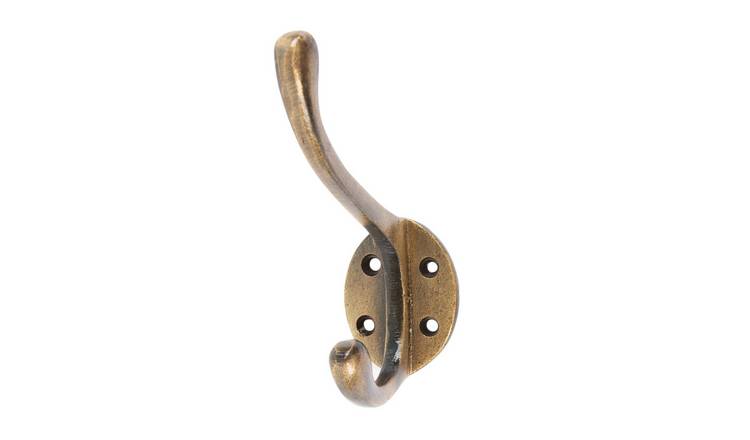 Hammer & Tongs Hat & Coat Hook - Brass