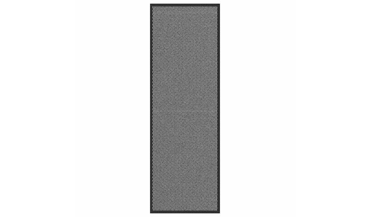 Walplus Polypropylene Patterned Doormat - Anthracite - 60 x 180 cm