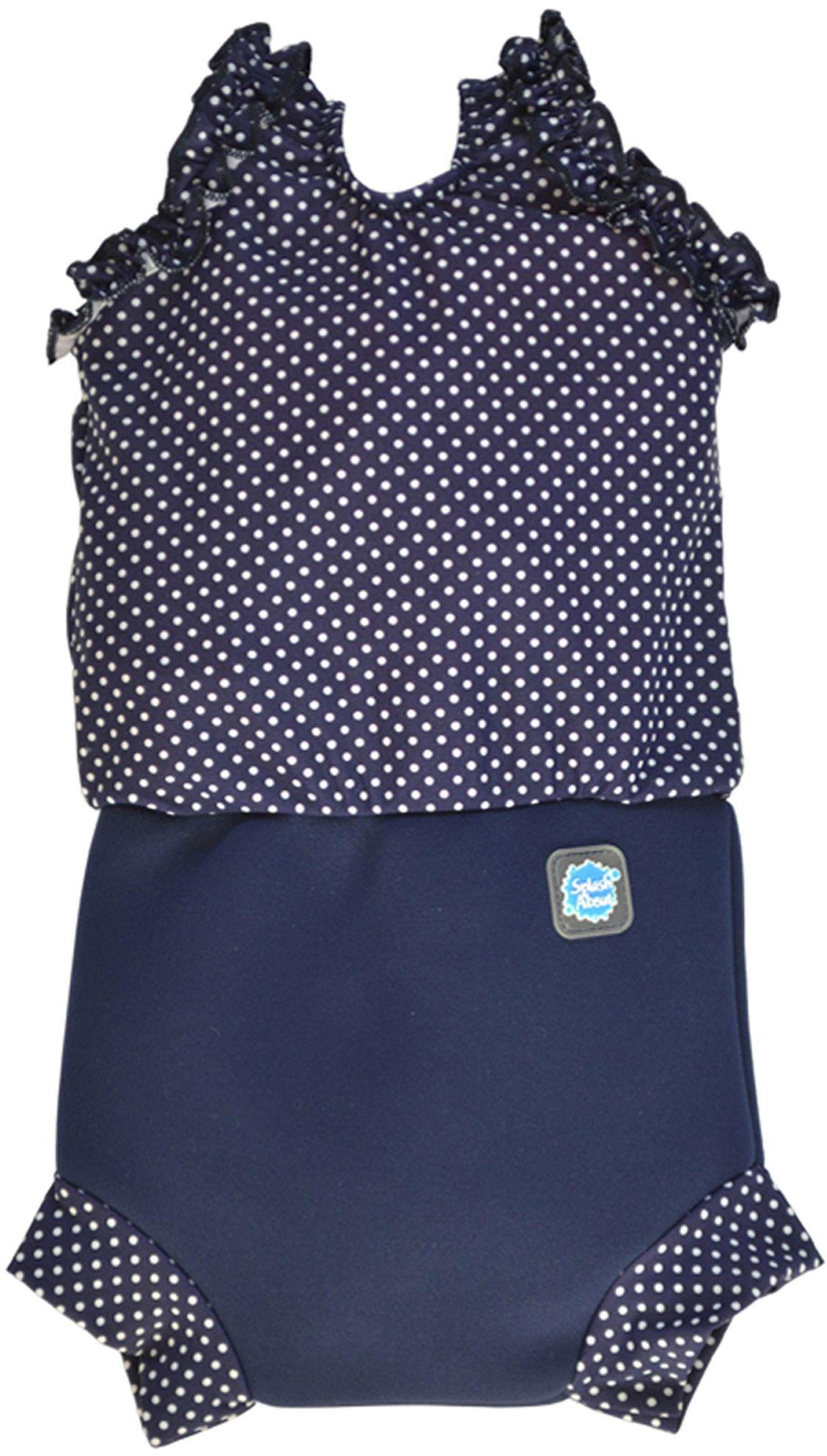 Splash About Happy Nappy Costume Medium 3-6 months Navy Dot. Review