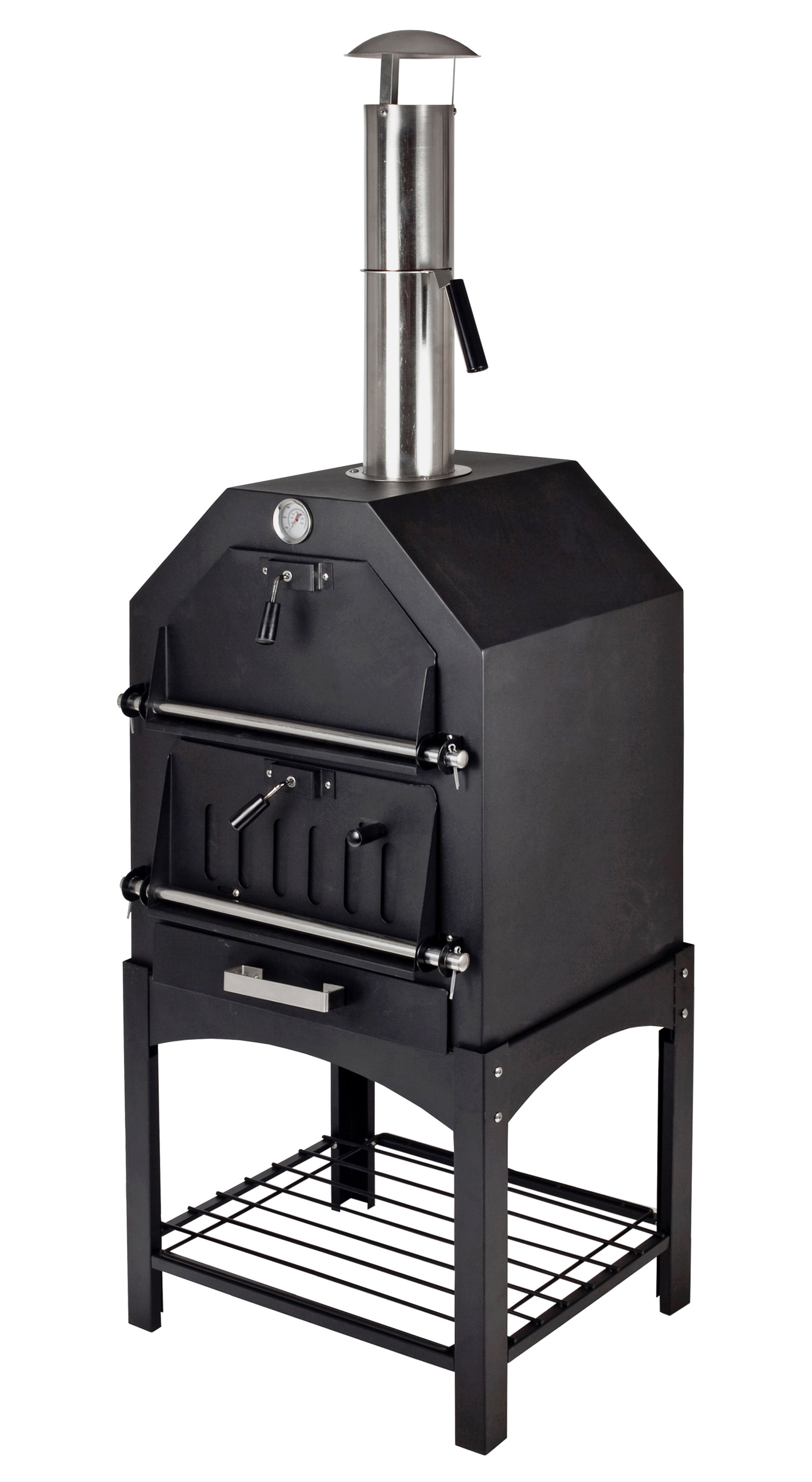 La Hacienda Steel Multi-Function Pizza Oven at Argos