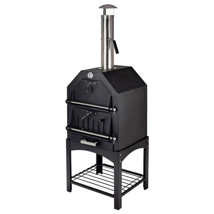 La Hacienda Steel Multi-Function Pizza Oven 0