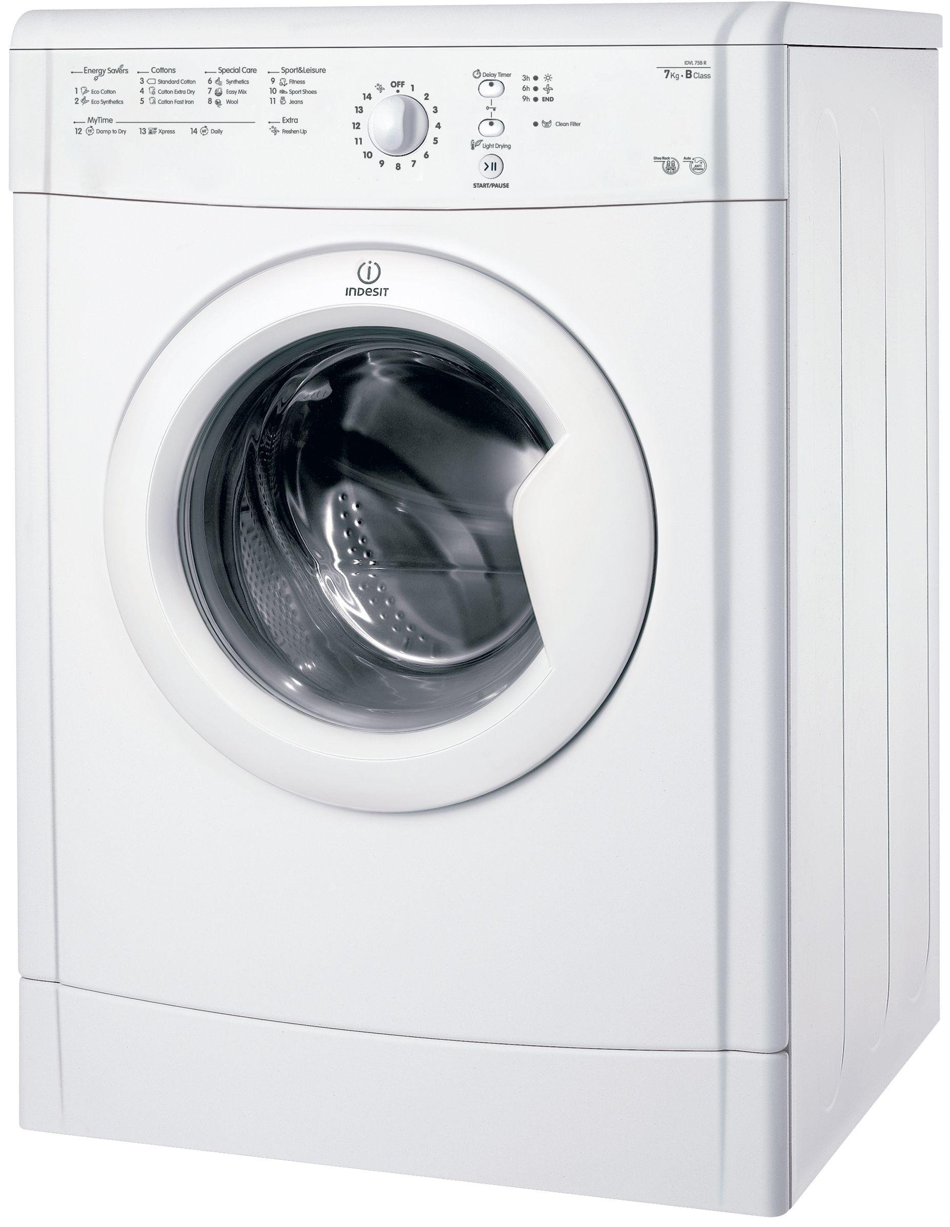 Indesit Ecotime IDVL 75 B R F/Standing Tumble Dryer Reviews