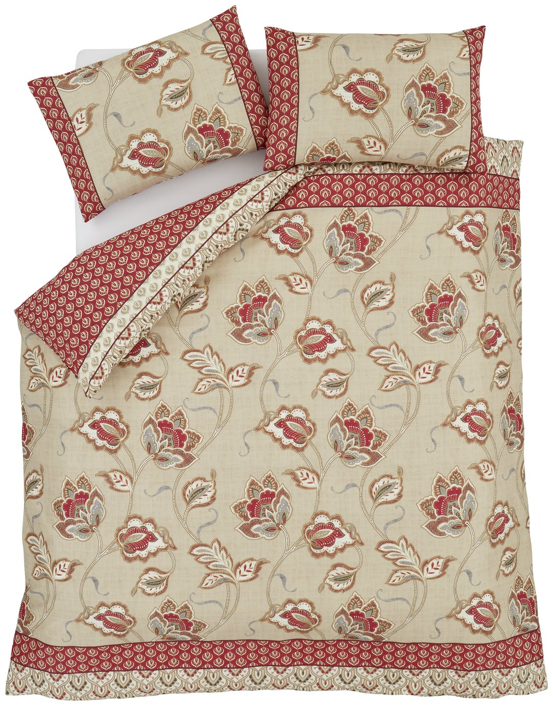 Catherine Lansfield Kashmir Cotton Bedspread - Multi