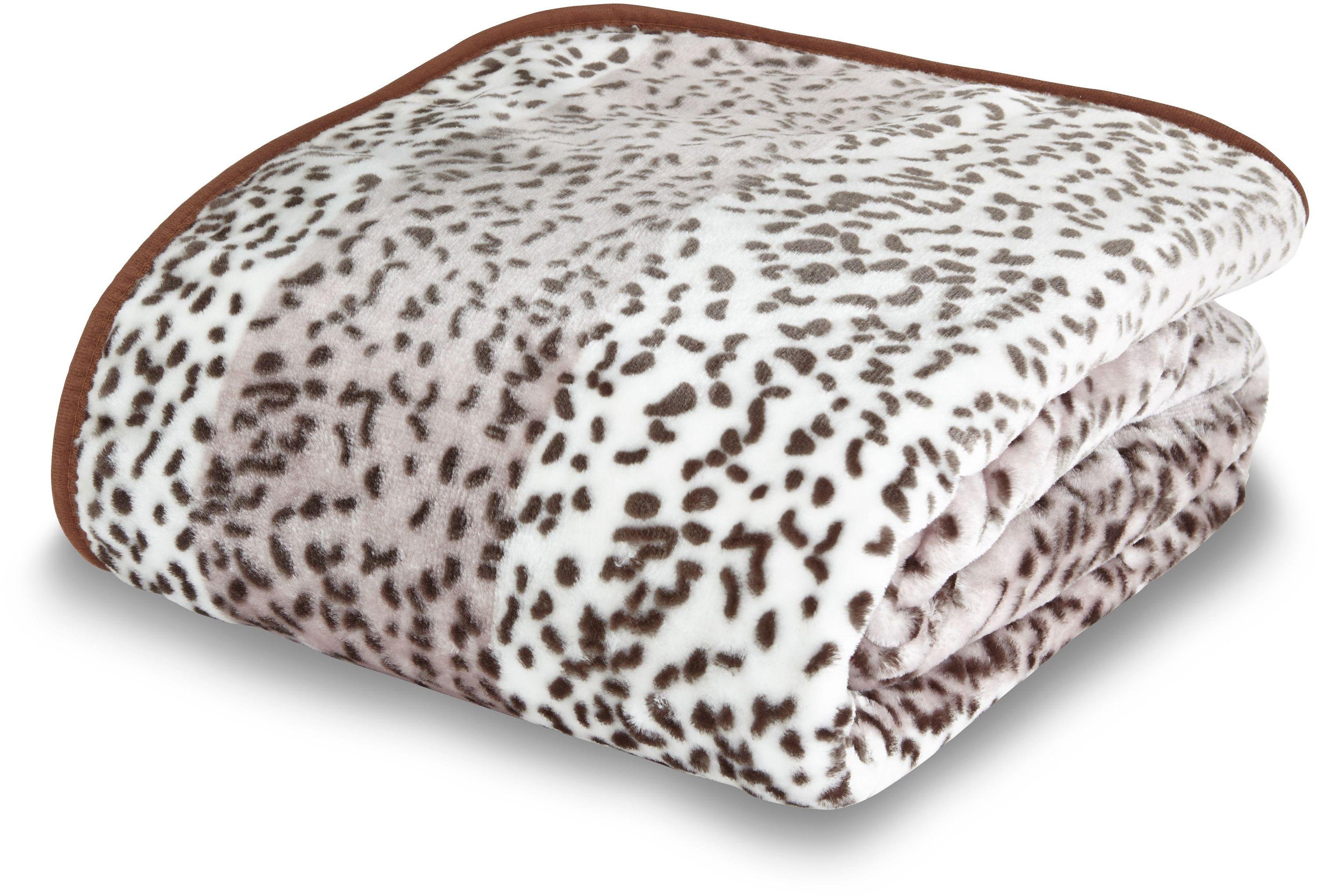 Catherine Lansfield Giraffe Throw  - Tan