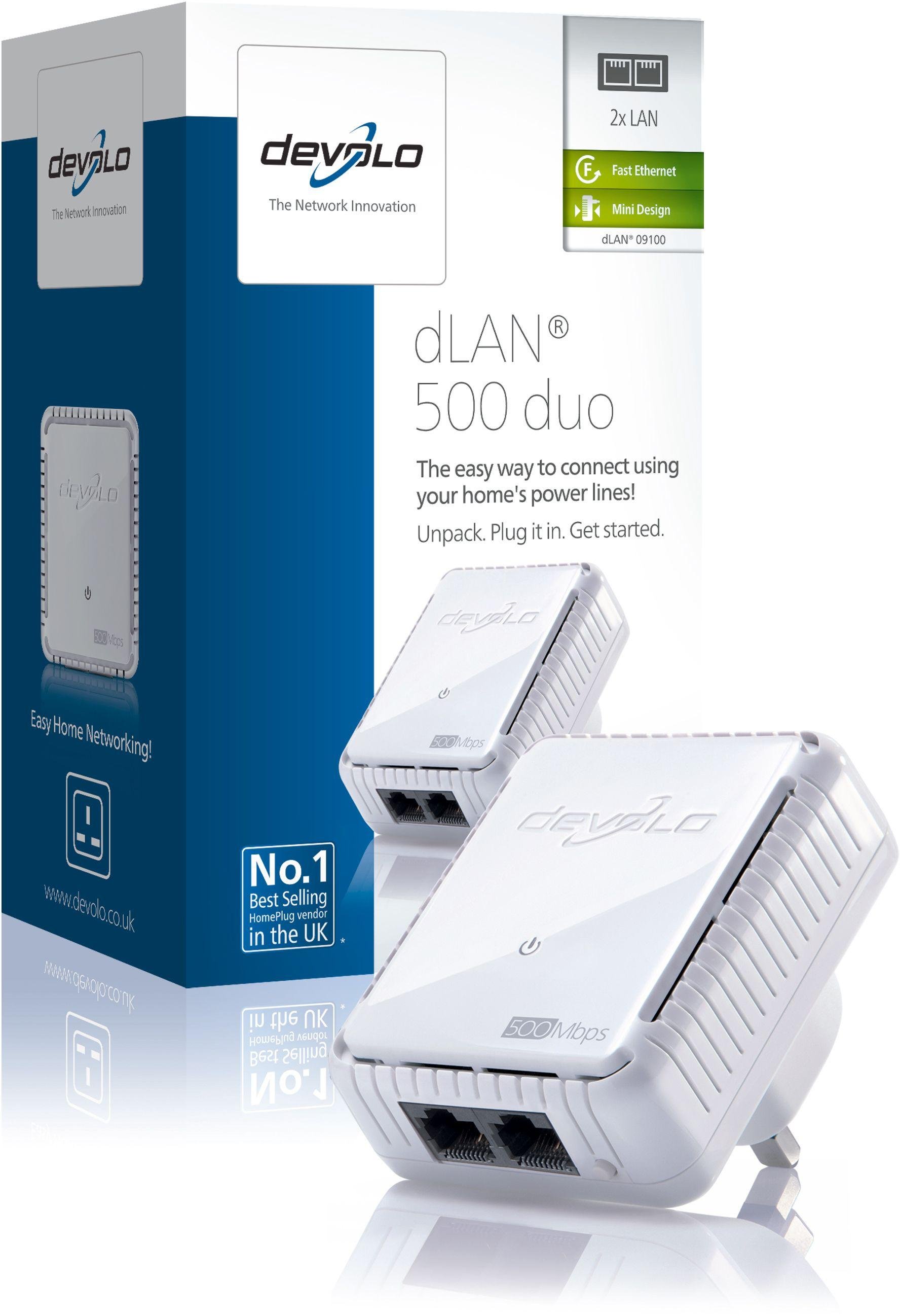 Devolo 500Mbps dLAN Powerline Kit