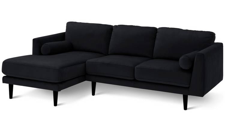 Black couch deals with studs