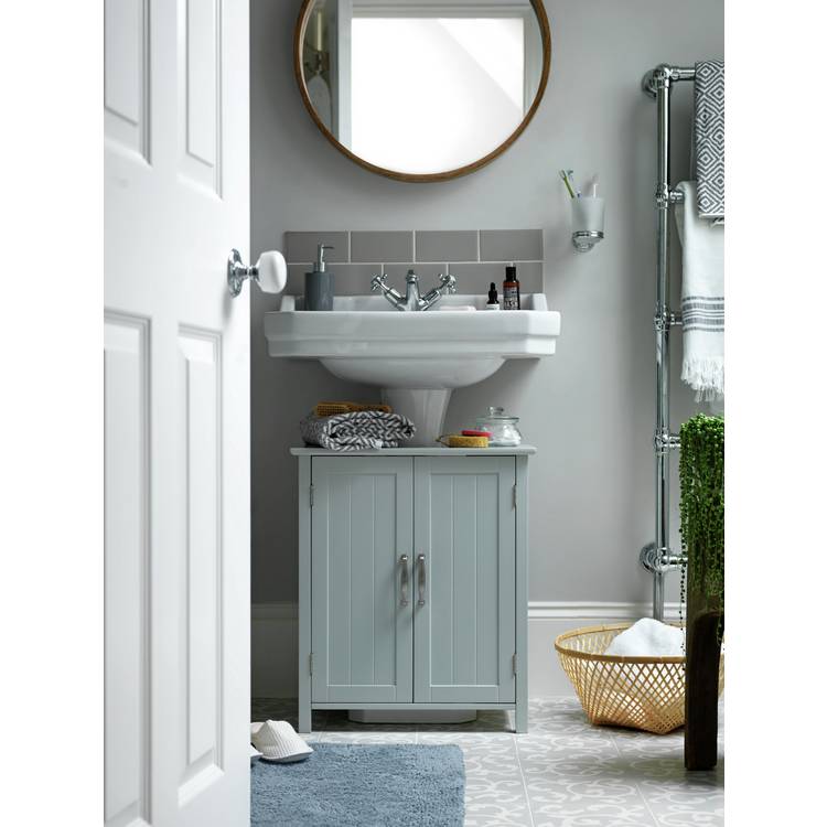 Argos Home Tongue & Groove Under Sink Unit - Grey 0