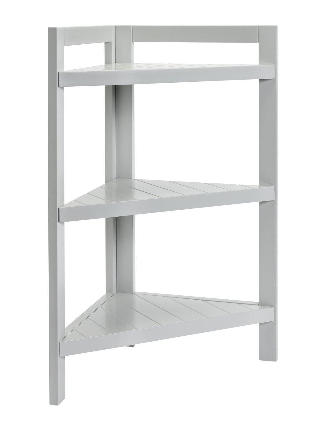 Argos Home Tongue And Groove Corner Shelves - Grey