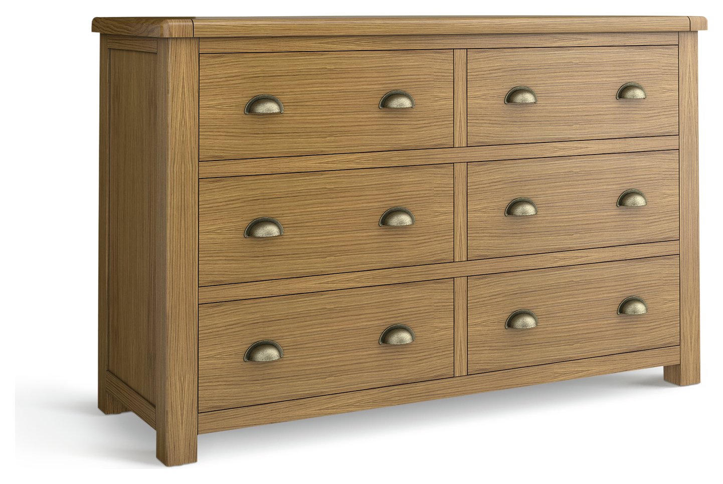 Habitat Kent 3 3 Drawer Chest - Oak