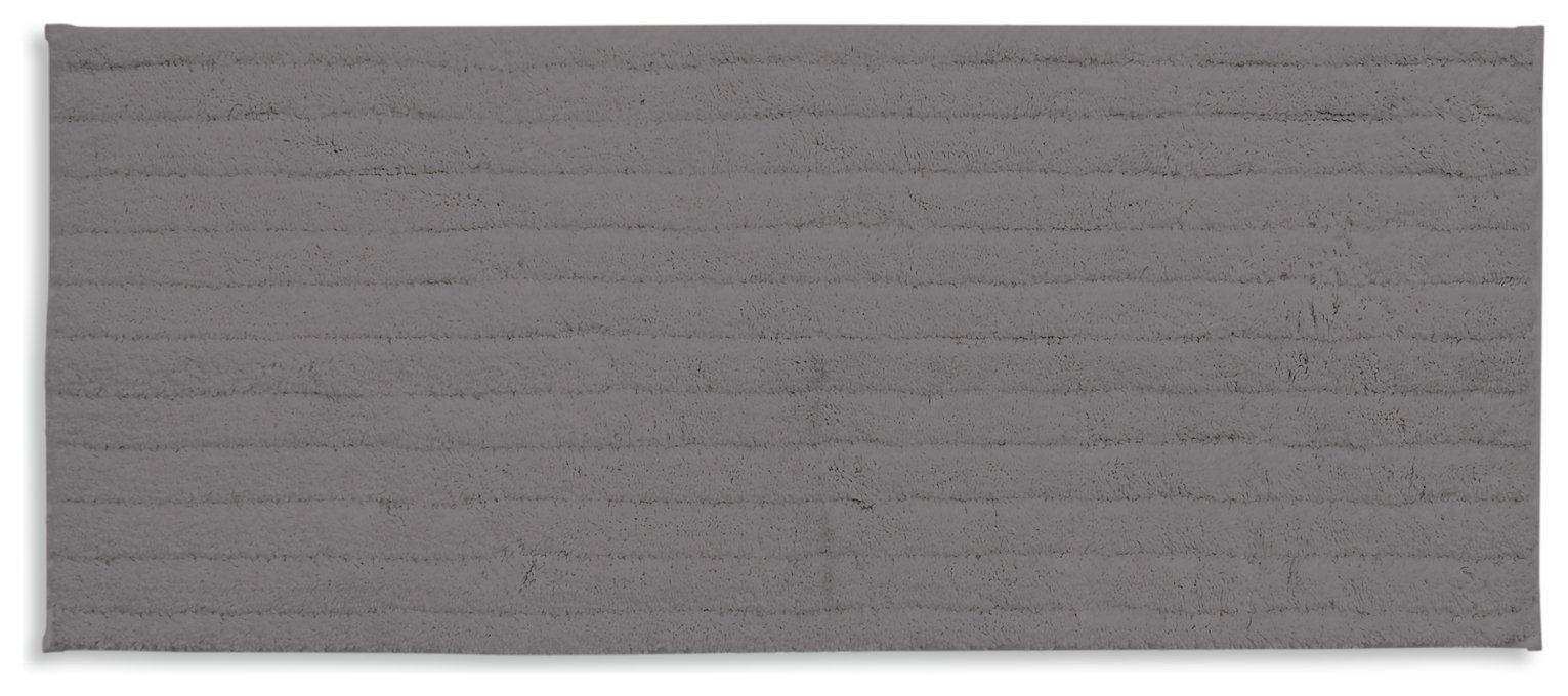 Habitat Supersoft Quick Dry Bath Runner - Dark Grey