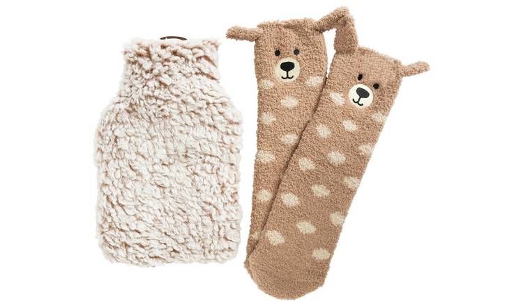 Buy Argos Home Kids Hot Water Bottle Cover & Socks Gift Set | Gift sets ...