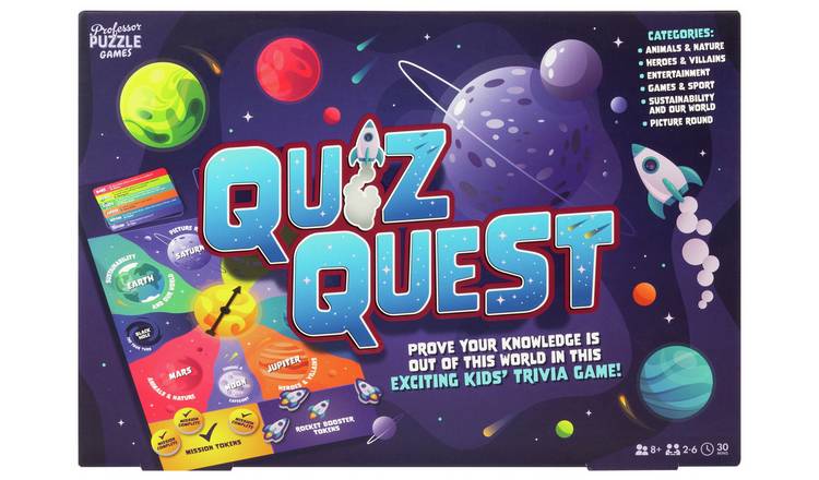 Professor Puzzle Quiz Quest Game