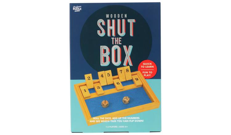 Professor Puzzle Shut The Box Game