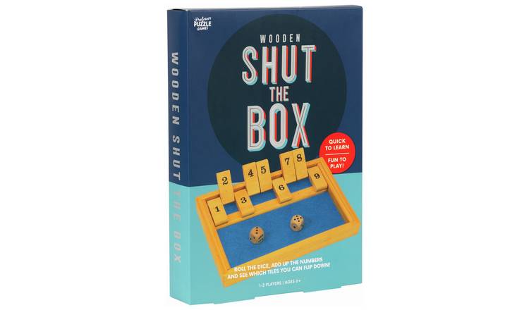 Buy Professor Puzzle Shut The Box Game | Board games | Argos