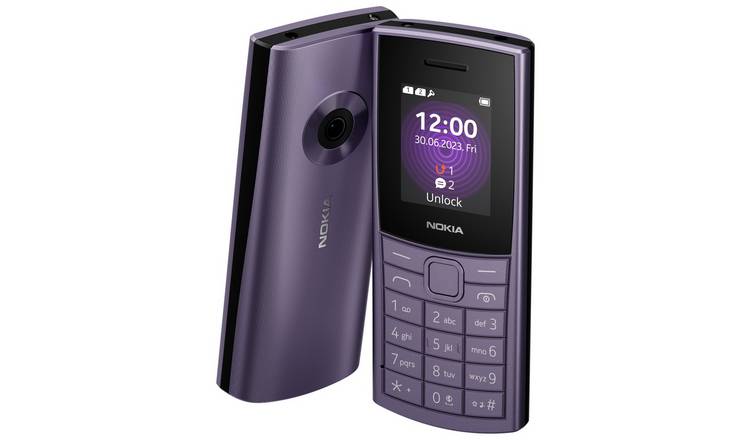 SIM Free Nokia 110 4G Mobile Phone - Arctic Purple