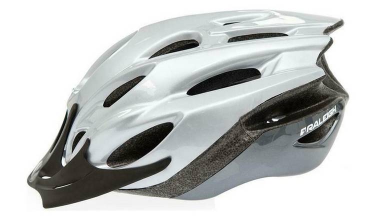 Buy Raleigh Unisex Leisure Bike Helmet Silver 58 62cm Argos