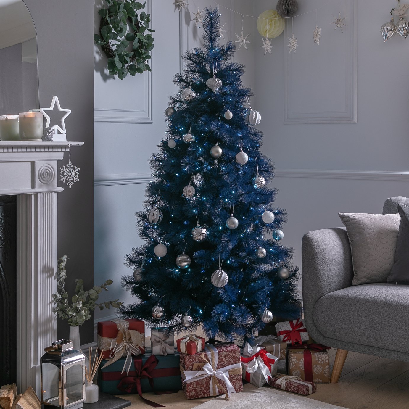 Habitat 6ft Fashion Christmas Tree - Navy 