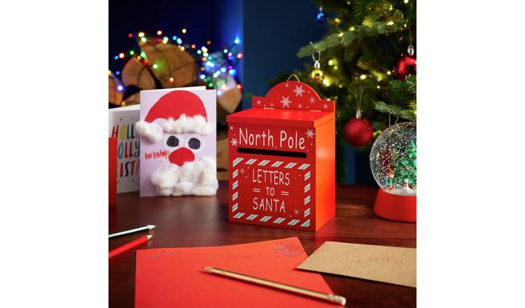 Buy Argos Home Santa North Pole Letter Box Christmas Decoration ...