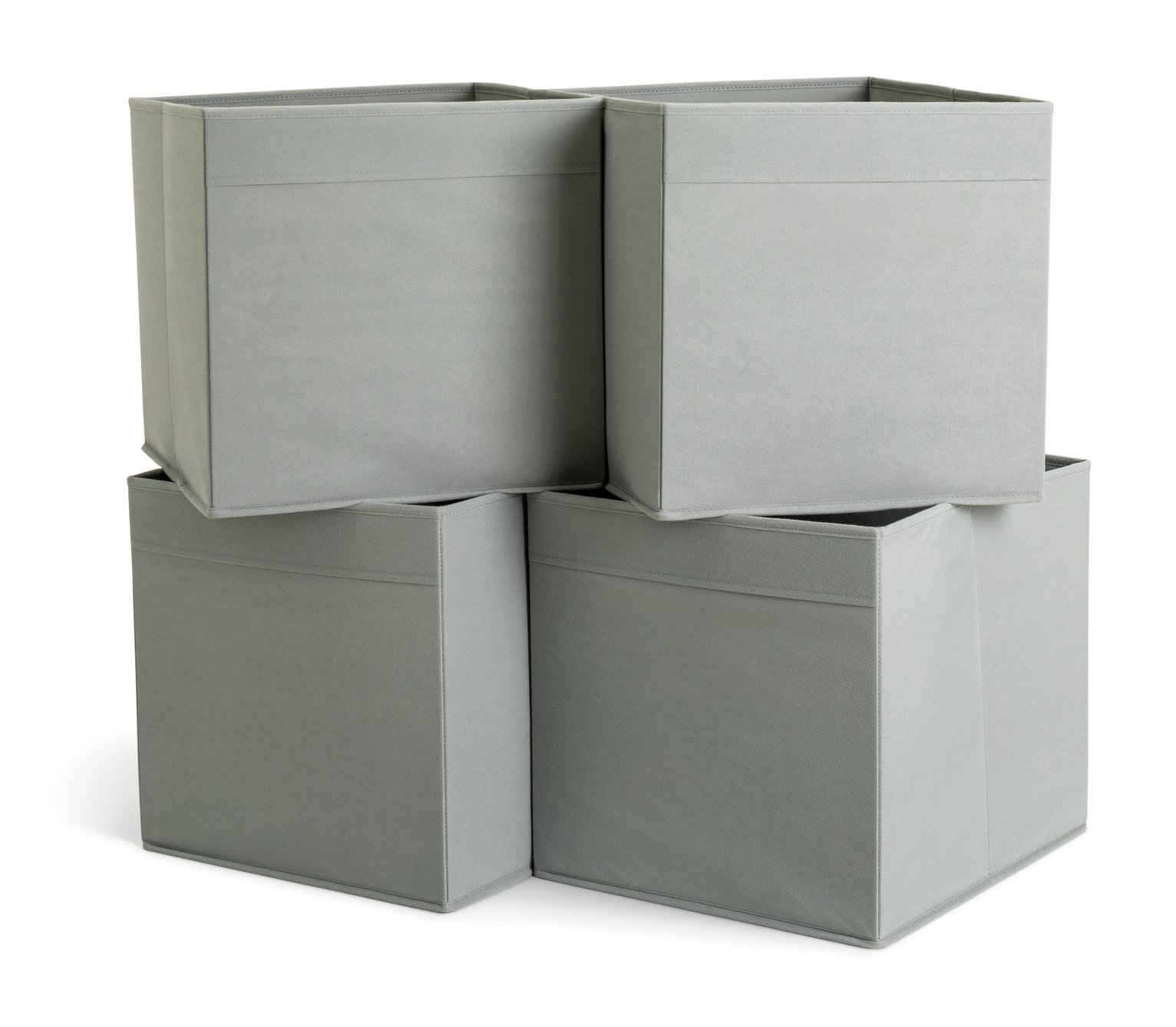 Habitat Set of 4 Square Plus Boxes - Grey