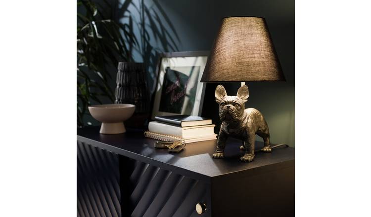 Argos bulldog store lamp