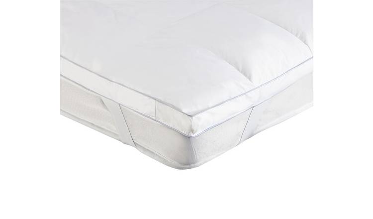 argos feather mattress topper