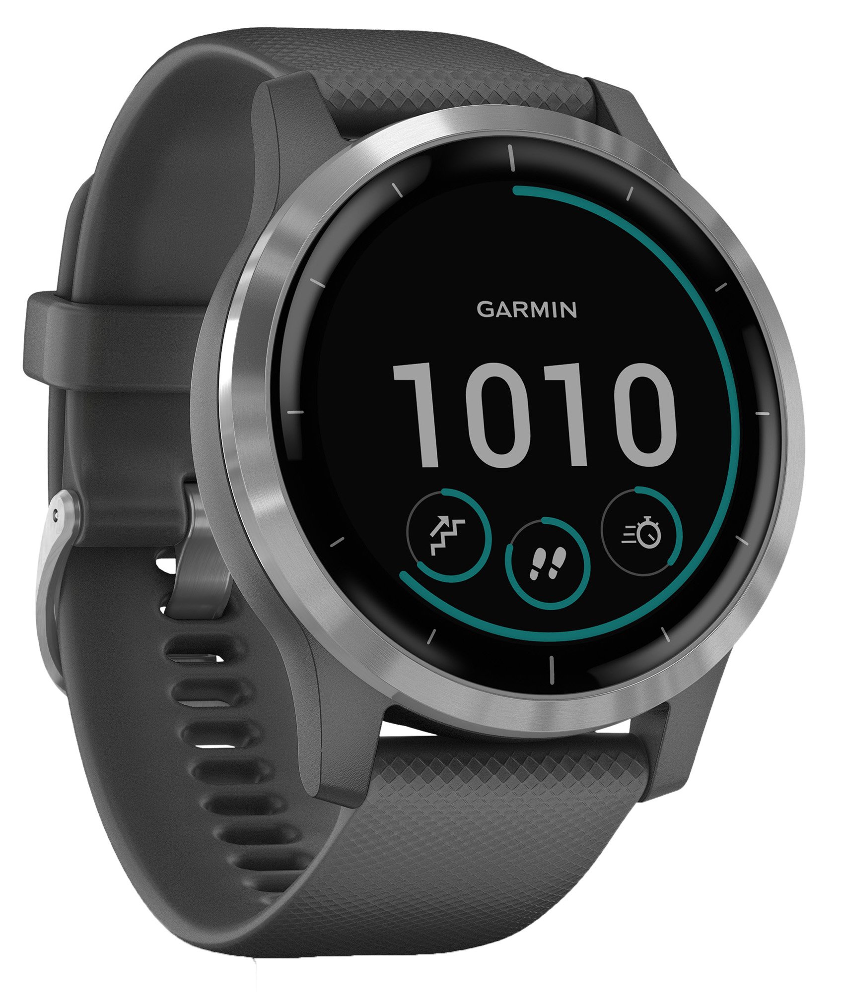 Garmin Vivoactive 4 GPS Smart Watch - Shadow Grey/ Silver